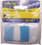 Sello-flag Repositionable Pp Flags - Blue 25 X 43MM 50 Sheets