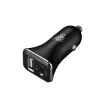 On The Go Dual USB + Type-c 12W Car Charger