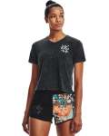 Women's Ua Destroy All Miles T-Shirt - Black LG