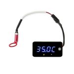 Ipudis Motorcycle Tachometer Gauge Moto 3 In 1 Cylinder Head Temperature Volt Time Automatic Brightness Adjust For Nmax LED Digi