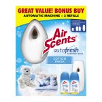 Air Scents Automatic Machine Inc 2 X Cott Fres 250ML Livestainable