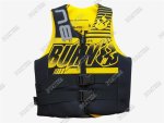 XL Burn 18 Ski Vest Black yellow