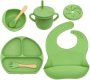 Feeding Set For Babies & Toddlers 8 Piece - Silicone
