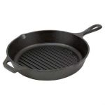 Lifespace Cast Iron Round Griddle Pan 28CM