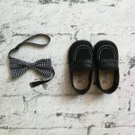 Bow Tie Black Checked