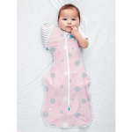Love To Dream Swaddle Up Transition Bag Lite Pink Circles - L 8.5-11 Kg - Stage 2 Transitional - 0.2TOG