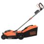 Black & Decker Cordless Lawn Mower With Batteries And Charger 33CM 18V