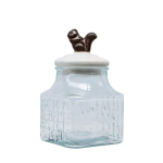 Sq Jar Homemade With Ceramic Lid 2.4L
