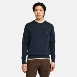 Williams River Cotton Sweater For Men - XXL Dark Blue