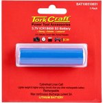 Tork Craft Battery 18650 Lithium 2200 Mah Rechargeable Carded 1 PC BAT100518651 - Battery 18650 Lithium 2200MAH Rechargeable Car
