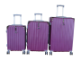 Abs 3-PIECE Hard-shell Luggage Set With Spinner Wheels & Telescopic Handle