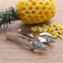 Stainless Steel Strawberry Huller Fruit Peeler Pineapple Corer Slicer Cutter Kitchen Knife Gadgets Pineapple Slicer Clips