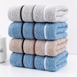 1 2 3PCS Elegant & Soft Cotton Towels - Highly Absorbent Lightweight & Perfect For Multiple Festivities Stylish Home And Bath Ac