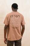 Graphic Oversized T-Shirt - XL Brown