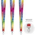 Satin Pre-branded Lanyard Sample