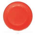 Red Paper Plates Large Pack Of 20
