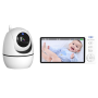 720P Video Baby Monitor With Camera & Audio & Night Vision & 5'' Lcd Screen