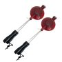Red Enamel Cast Iron Jaffle Irons - 2 Pack