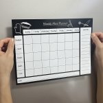 1PC Dry Erase Fridge Magnetic Calendar White Board Magnetic Calendar For Refrigerator Magnetic Calendar Fridge Calendar Magnetic