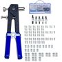 110PCS Rivet Nut Tool Kit M3/M4/M5/M6/M8 Threaded Rivet Nut And Mandrel