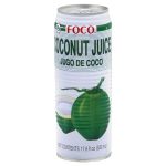 Foco Coconut Juice Plant Based 17.6 Fluid Ounces Pack Of 24