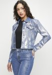 Sissy Boy Julia: Denim Jacket With Foil Print - Med Vintage