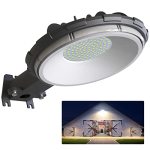 Deerdance LED Barn Light 80W 120V Hardwired Dusk To Dawn Outdoor Lighting With 10000LM 5000K Daylight IP65 Waterproof Area Stree