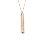 Mindful Breathing Necklace - Rose Gold