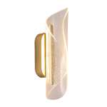 Swirl LED Wall Light Gold
