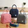 Stylish & Durable Insulated Lunch Bag - Waterproof Lightweight Oxford Fabric Tote For School Office And Outdoor Adventures