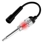 Lxsloet Inline Spark Plug Tester Ignition Coil Tester Plug-in Engine Ignition Tester Armature Diagnostic Tool Small Armature Dia