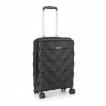 Medium 4 Wheel Trolley Case Black