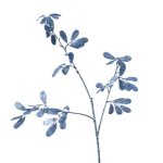 Spray With Glitter Leaves Light Blue 1X26X95CM