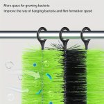 1PC Pond Filter Brush Durable Stainless Steel Cross Bristle Brushes For Koi Fish Ponds And Hydroponic Systems Suitable For Large