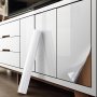 Glam High-Gloss Self-Adhesive Furniture Renovation Sticker Peel And Stick Matte Texture White Removable Thicker Wallpaper Plastic Space-Themed Decorative Wrap For Room Walls Kitchen Countertops