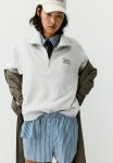 Zip-top Sweatshirt - Light Grey Marl yale