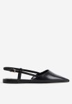 Pointed Slingbacks - Black