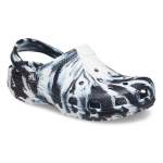 Classic Marbled Clog Kids - Black white J6
