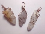 Fairy Quartz Spirit Quartz Ass Wire Wrapped Pendant F292