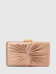 Tate Twist Satin Hardcase Clutch - 0 Rose