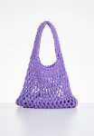 PoP Candy Crochet Tote Bag-purple
