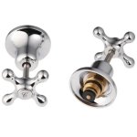Headpart Victorian 15MM Shower Taps Pair