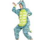 Kids Green Dino Onesie - 140