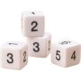 Dice Plastic Number 16MM - 12 Piece