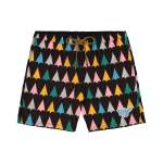 Mens Multicolour Heart Surf Trunk - - Multicolour XL