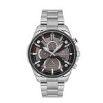 Exclusive Men's Round Quartz Watch With Black Dial