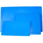Half Snap On Lid - Blue - Full - Blue