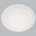 Abs Plastic Round Bulkheadpoly Cover Black white IP54 1X60W Es
