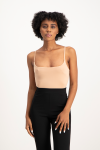 Mindy Strappy Bodysuit - Nude - XS