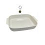 White Large Baking Dish Casserole Dish With A Keyholder